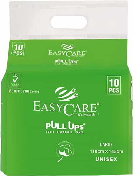Easycare Disposable Adult Diaper Pants (Pull Up) Pack Of 10 Large (110 X 145 Cm)