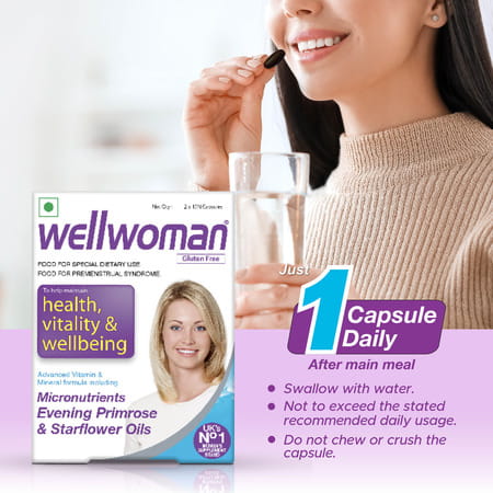 Wellwoman - Micronutrients Evening Primrose Oil And Starflower Oil - 30 Capsules