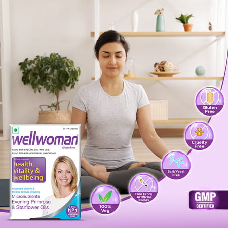 Wellwoman - Micronutrients Evening Primrose Oil And Starflower Oil - 30 Capsules