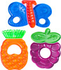 Buddsbuddy Combo Of 3 Bpa Free Multi Texture Double Color Water Filled Teether Multicolor