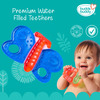 Buddsbuddy Combo Of 3 Bpa Free Multi Texture Double Color Water Filled Teether Multicolor