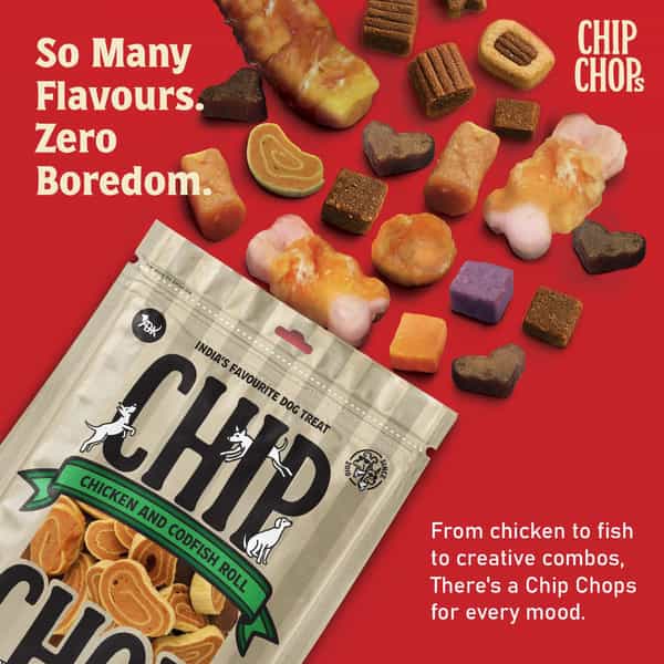 Chip Chops Chicken Codfish Rolls Dog Treat 70 Gm