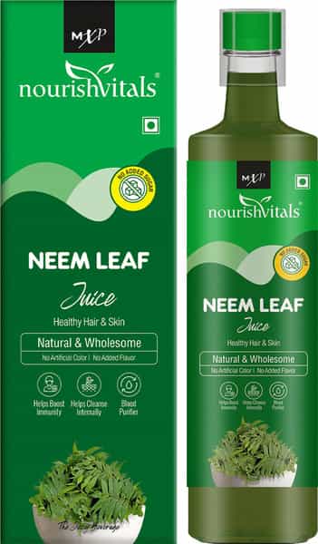 Nourishvitals Neem Leaf Juice 500Ml (Pack Of 2)