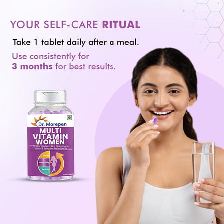 Dr. Morepen Multivitamin Women | Tablets | 60 No'S | Pack Of 2