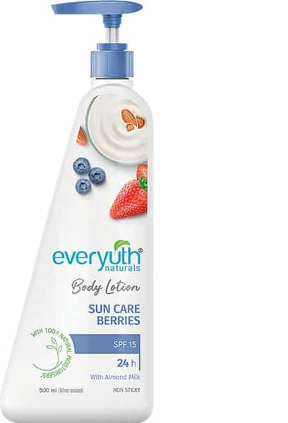 Everyuth Naturals Body Lotion Sun Care Berries 500Ml