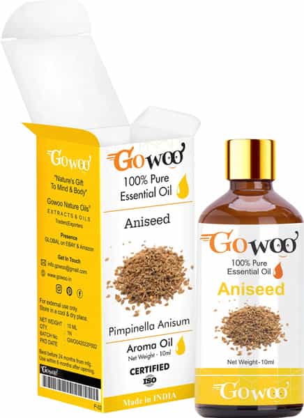 Go Woo 100% Pure & Virgin Aniseed Oil (Fennel) 10 Ml