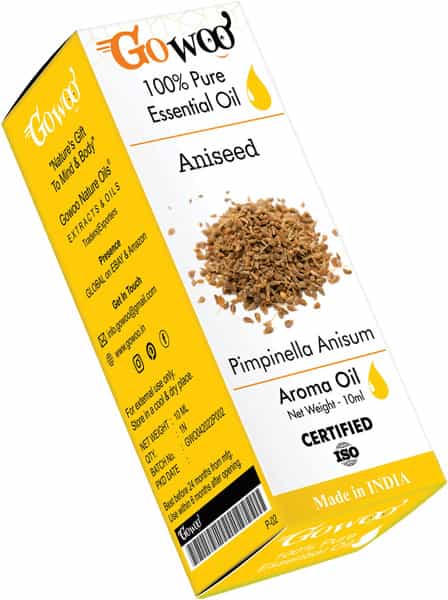 Go Woo 100% Pure & Virgin Aniseed Oil (Fennel) 10 Ml