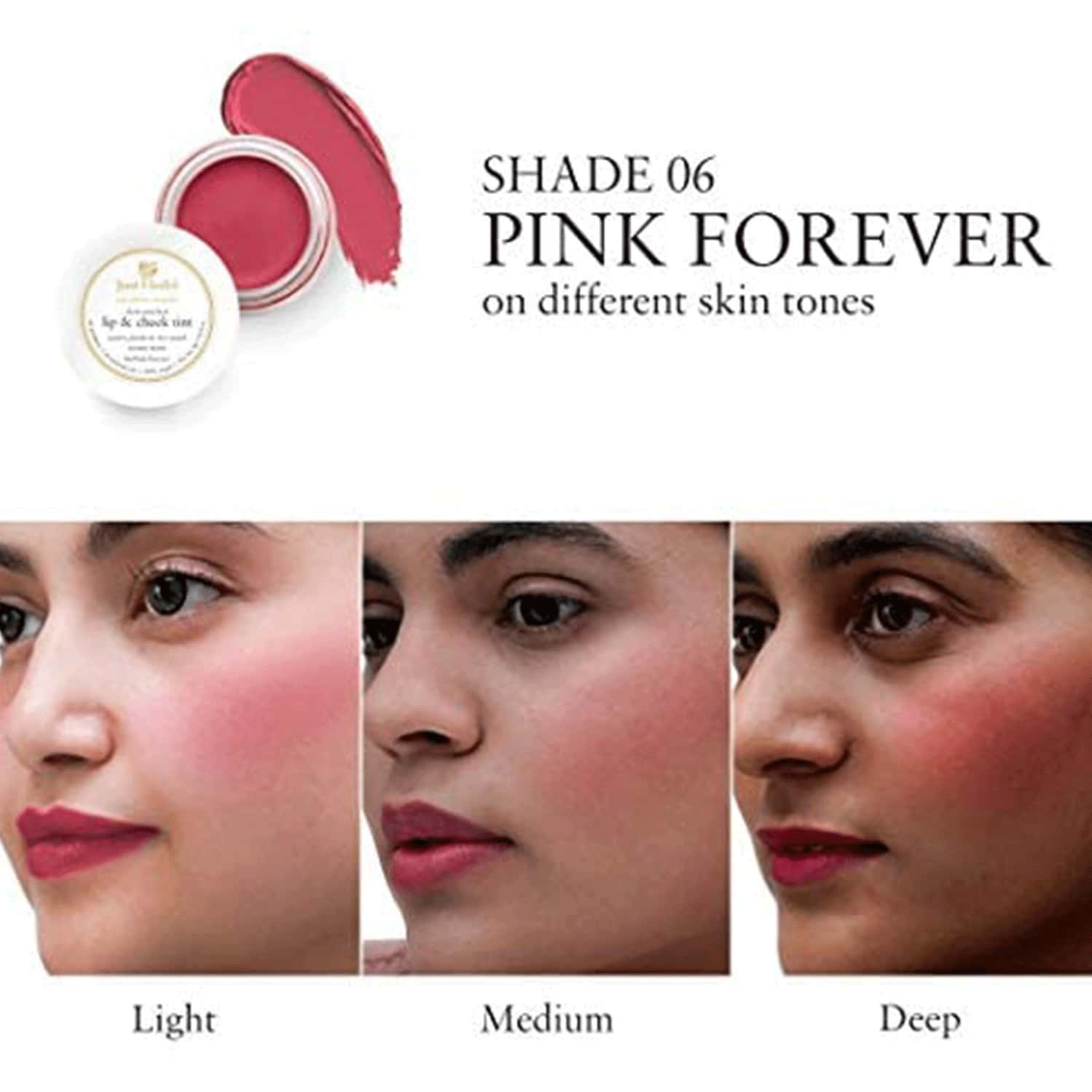 Buy JUST HERBS LIP AND CHEEK TINT 06 PINK FOREVER Online & Get Upto 60