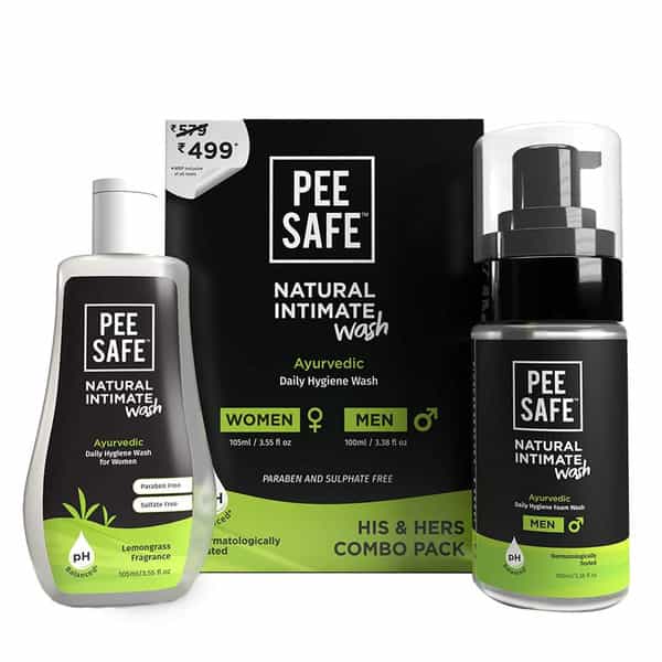 Pee Safe Natural Intimate Wash | Men + Women Combo