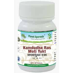 Planet Ayurveda Kamdudha Ras (moti Yukt) Tablets - 60 Tablets