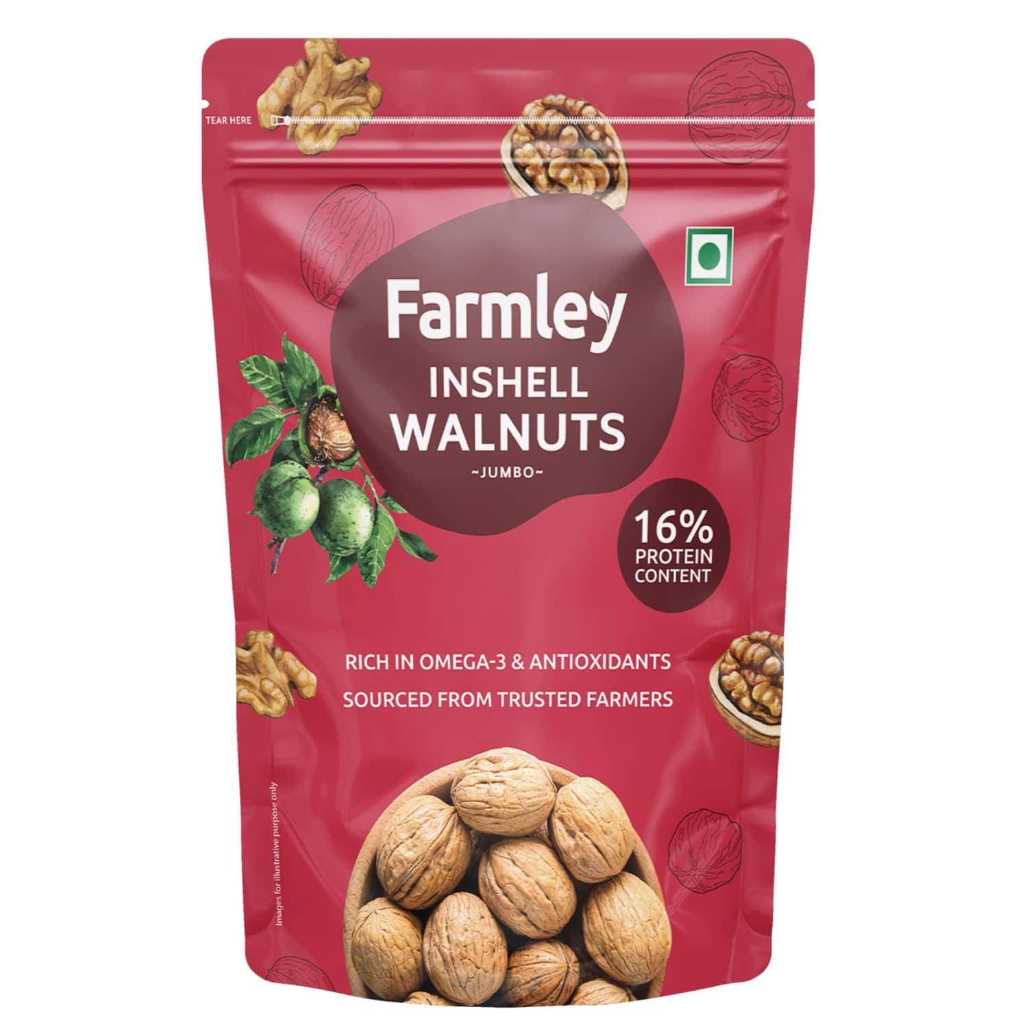 Farmley California Walnut Inshell 500 G