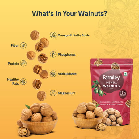 Farmley California Walnut Inshell 500 G