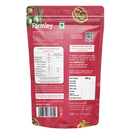 Farmley California Walnut Inshell 500 G