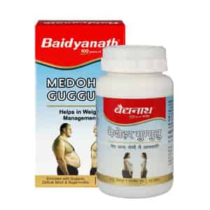 Baidyanath Ayurved Medohar Guggulu 120 Tabs | Metabolism & Weight Support