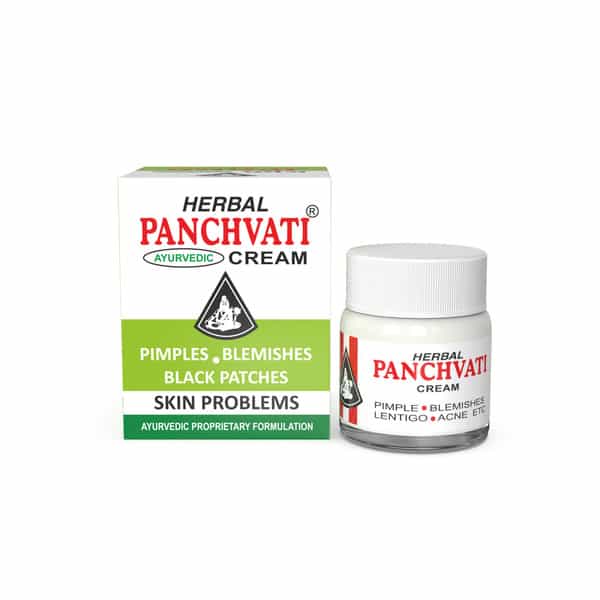 Panchvati Herbals Anti Blemish, Black Patches, Anti Acne, Pimple Removal Face Cream|10Gm (Pack Of 2)