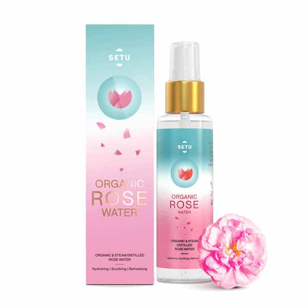 Setu Organic Rose Water/Gulab Jal Spray 100 Ml