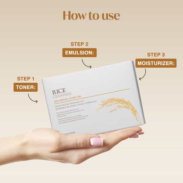 The Face Shop Rice & Ceramide Moisturizing Skincare Kit