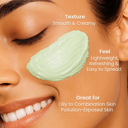 The Skin Story Moringa Face Pack For Deep Cleansing | Tan | Blackheads | Dead Skin Cells 100 G