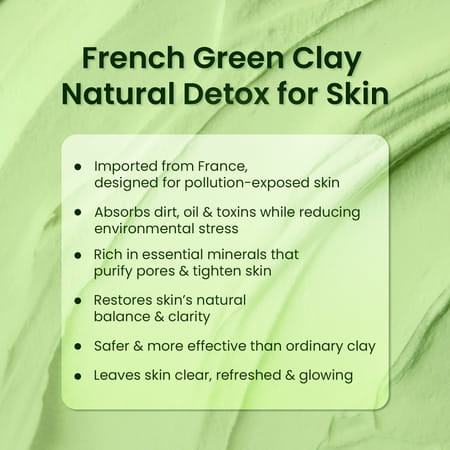 The Skin Story Moringa Face Pack For Deep Cleansing | Tan | Blackheads | Dead Skin Cells 100 G