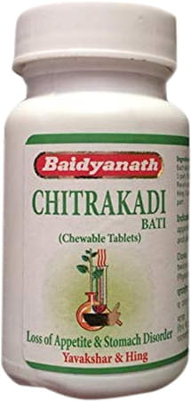 Baidyanath Chitrakadi Bati | Bottle | 40 No's