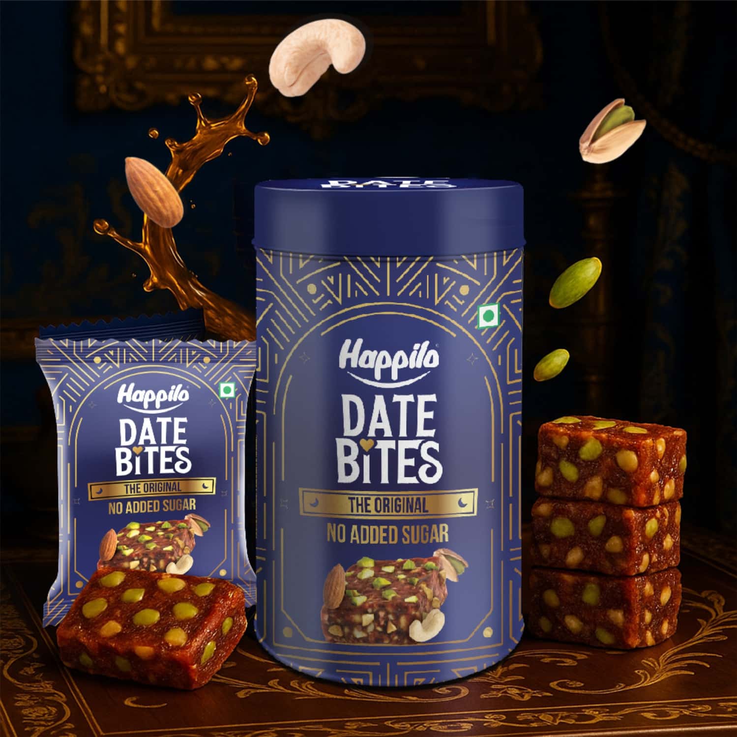 Happilo Premium Date Bites Tin 200g