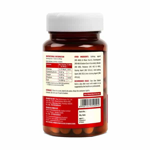 Everherb (By Pharmeasy) Heartcare - Blend Of 6 Powerful Herbs - Controls Blood Pressure-Bottle Of 60
