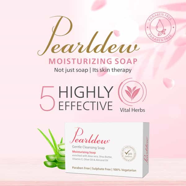 Pearldew Moisturizing Soap 100 Gm - Pack Of 1