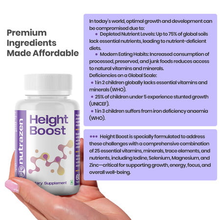 Nutrazen Height Boost - 60n