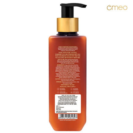 Omeo Hydrating Conditioner With Natural Extracts Of Reetha & Amla | For Men & Women (100Ml)