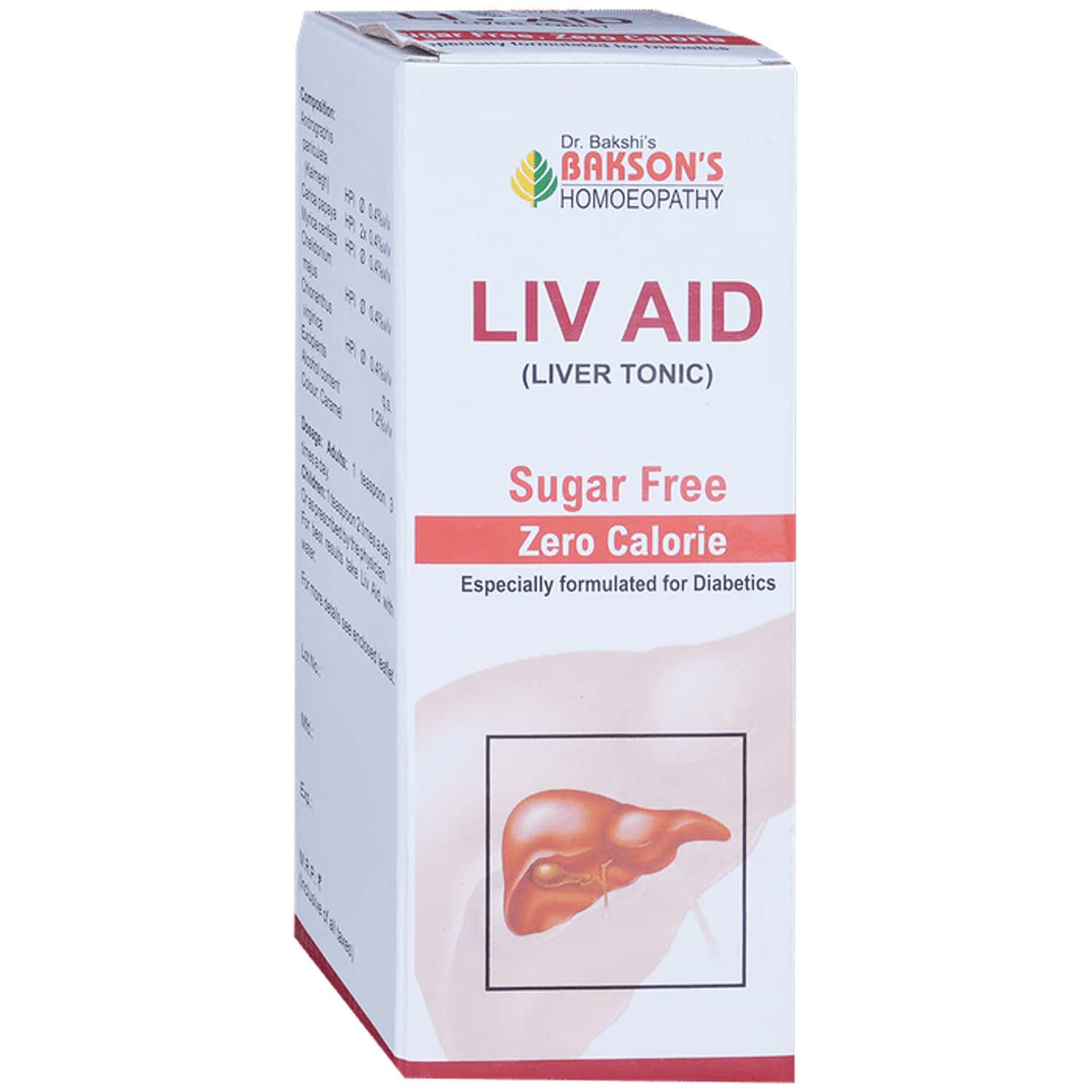Baksons Homoeopathy Liv Aid Liver Tonic Sugar Free 450 Ml