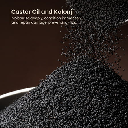 Nat Habit Castor Black Seed Conditioner | Manageable Hair | Men's Revital | Castor & Curd - 150Ml