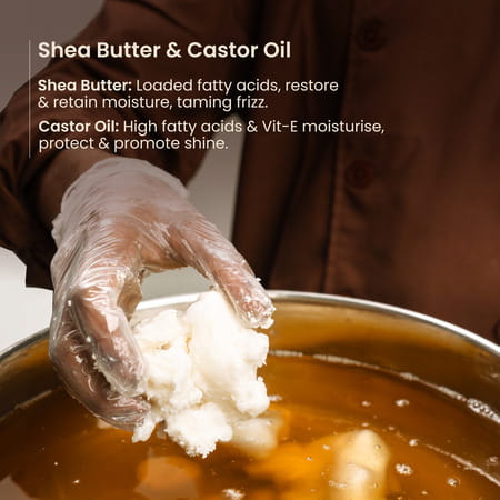 Nat Habit Castor Black Seed Conditioner | Manageable Hair | Men'S Revital | Castor & Curd - 150ml