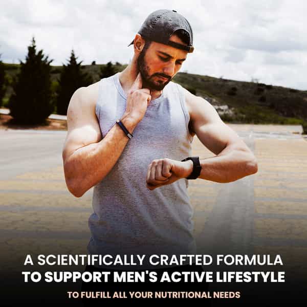 Naturyz Men's Sport Multivitamin With 55 Vital Nutrients & 8 Performance Blends (60 Tablets)