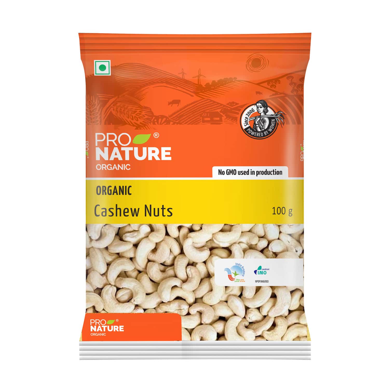 Pro Nature Organic Cashew Nuts 250g