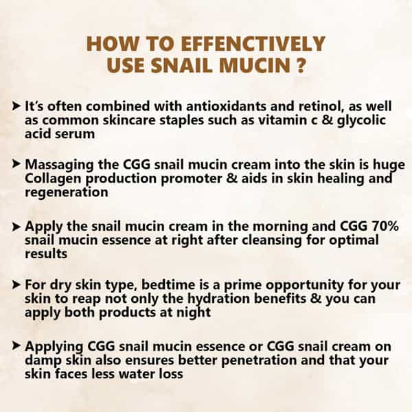 Cgg Cosmetics Snail Mucin All In One Cream 90G