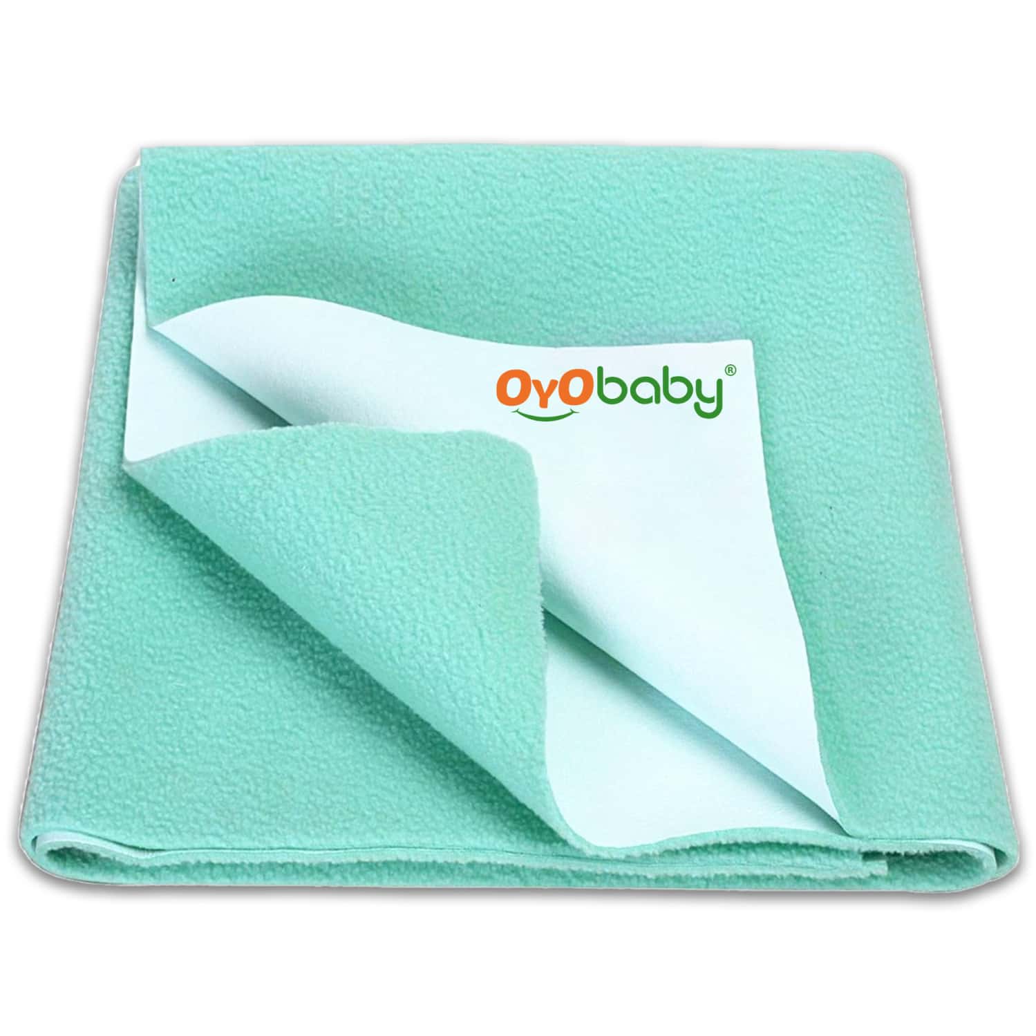 Oyo Baby Waterproof Bed Protector Baby Dry Sheet Medium Sea Green (70 Cm X 100 Cm)