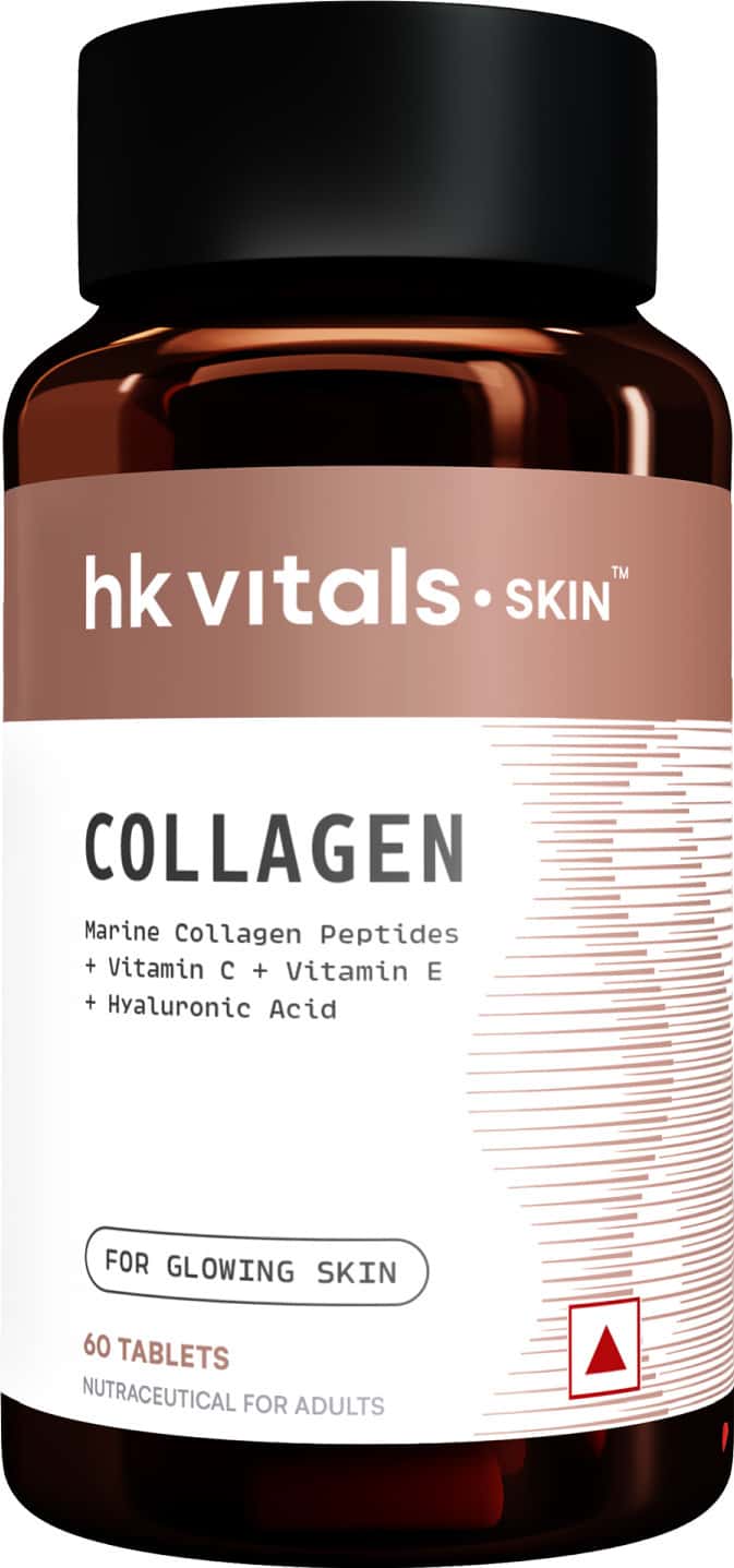 Hk Vitals Collagen Tablets | 3000mg | For Skin Glow (60 Tablets)