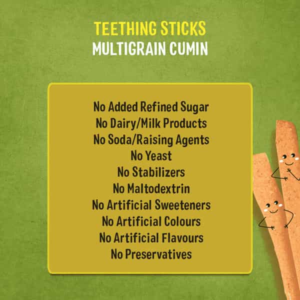 Timios Teething Sticks - Multigrain Cumin 150G