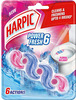 Harpic Power Fresh 6 Toilet Cleaner Rim Block Floral Delight - 35 G