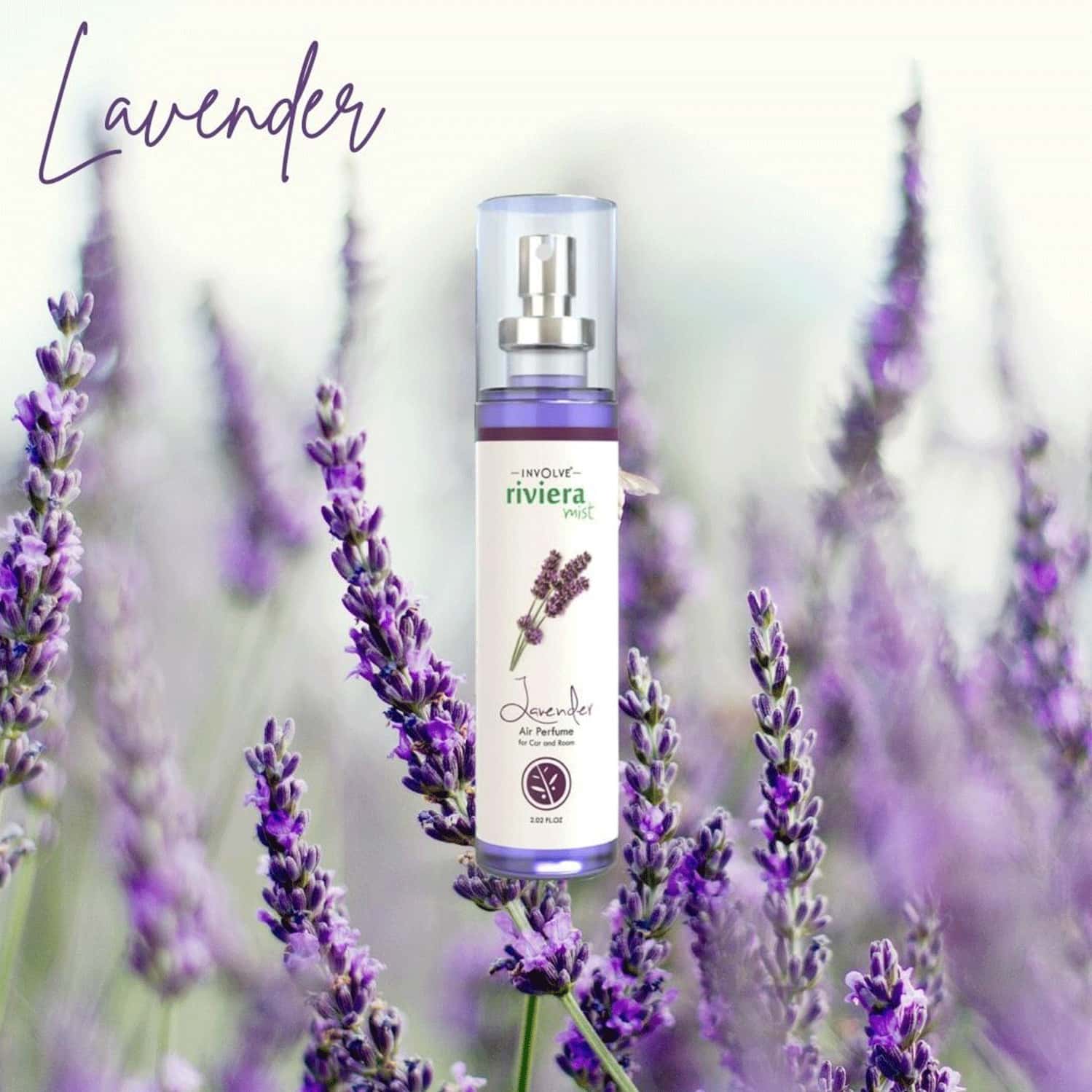 Involve Riviera Mist Lavender : Water Based Spray Air Perfume For Car / Car Air Freshener - Irm03
