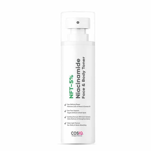 Cos-Iq Nft-5% Niacinamide Face Toner - For Men & Women - 100Ml