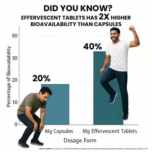 Carbamide Forte Magnesium Bisglycinate Effervescent | Sleep | Muscle & Nerve Support - 2X20 Tabs