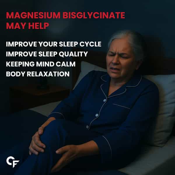 Carbamide Forte Magnesium Bisglycinate Effervescent | Sleep | Muscle & Nerve Support - 2X20 Tabs