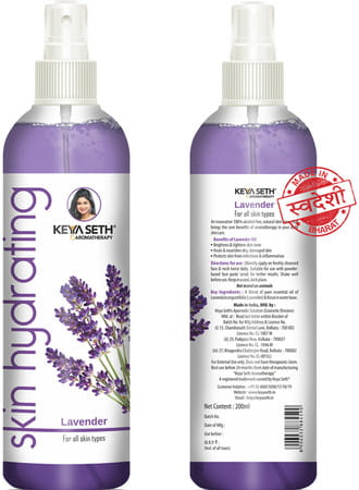 Keya Seth Aromatherapy Skin Hydrating Lavender Toner- 200ml