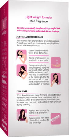 Livon Silky Potion Hair Serum Liquid 50 Ml