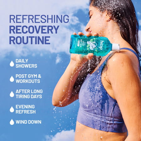 Hoop Epsom Body Wash - Morning Energy | Hand & Feet Soak | Workout Recovery | Destress (300ml)