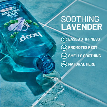 Hoop Epsom Body Wash - Morning Energy | Hand & Feet Soak | Workout Recovery | Destress (300ml)