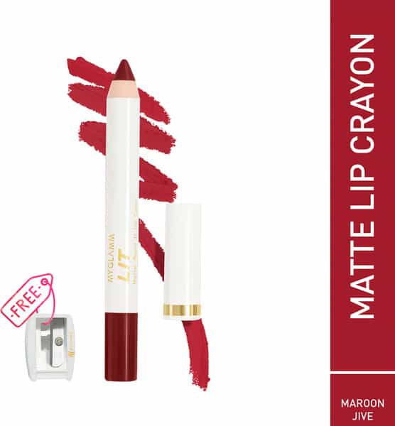 Myglamm Lit Matte About It Lip Color-Maroon Jive