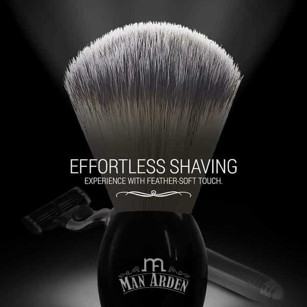 Man Arden Classic Shaving Brush With Extra Soft Bristles + Refreshing Neem Shaving Cream 100G