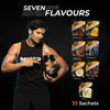 Beatxp Edit 100% Whey Protein Powder 1Kg, 33 Sachets Of 7 Different Flavors|24G Protein, 5.34G Bcaas